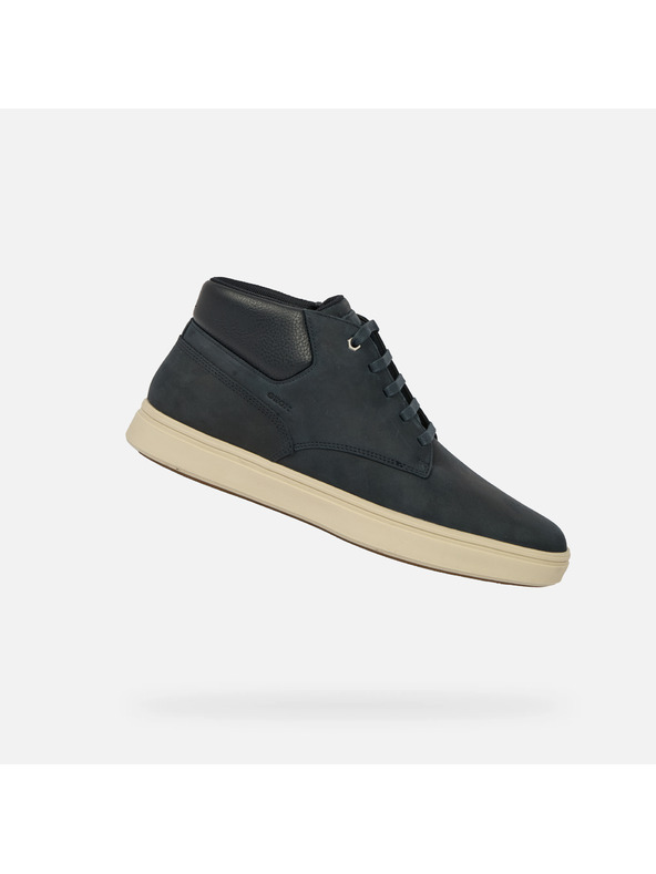 Geox Tmavě modrá pánská kotníková obuv Geox Baltmoore