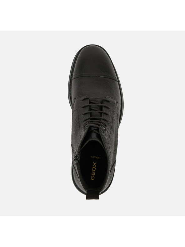 Geox Černá pánská kotníková obuv Geox Henreys