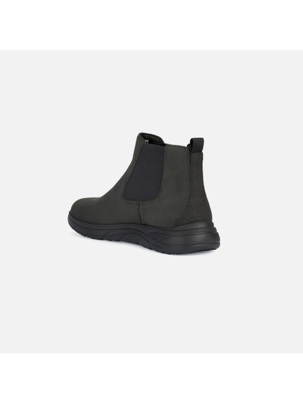 Geox Hnědá pánská kotníková obuv Geox Portello