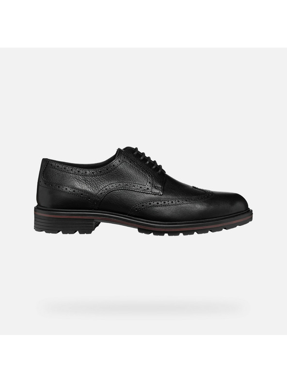 Geox Černá pánská společenská obuv Geox Walk Pleasure C