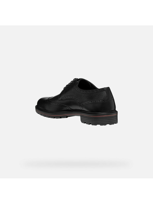 Geox Černá pánská společenská obuv Geox Walk Pleasure C