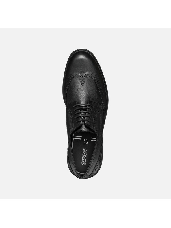Geox Černá pánská společenská obuv Geox Walk Pleasure C