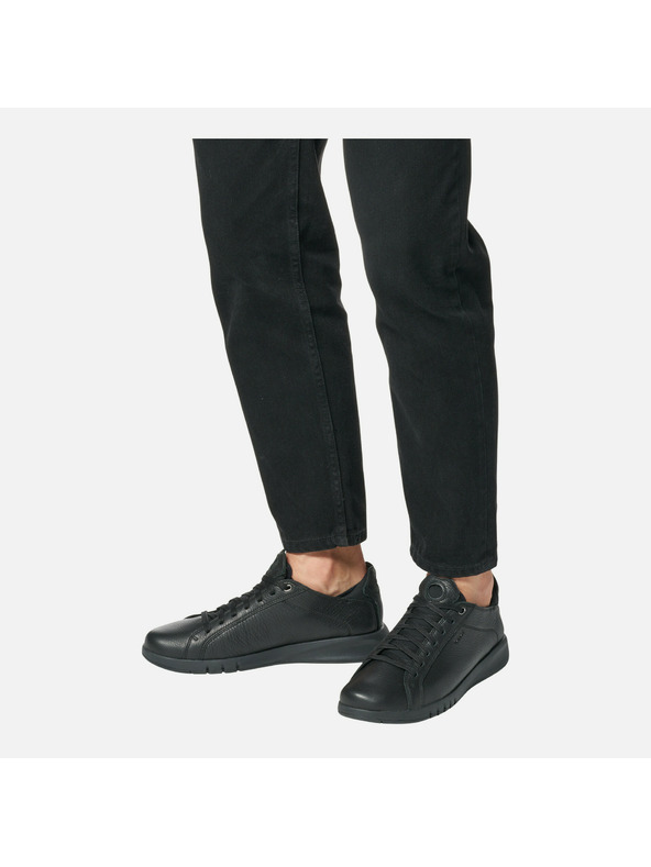 Geox Černé pánské tenisky Geox Aerantis