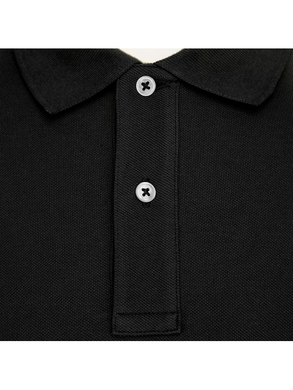 Geox Černé pánské polotričko Geox Polo