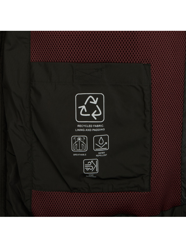 Geox Černá pánská péřová bunda Geox Snake