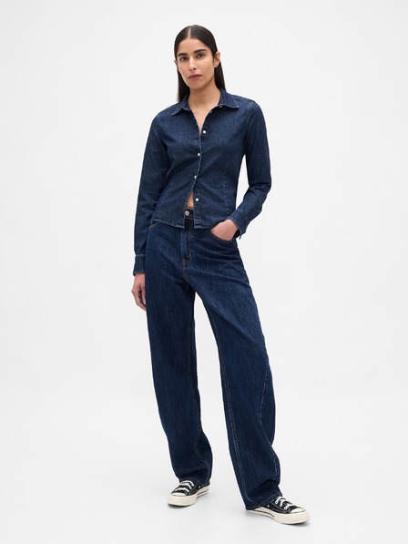 GAP Džínová crop košile GAP