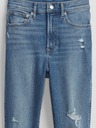 GAP Džíny slim High Rise Destructed Vintage GAP