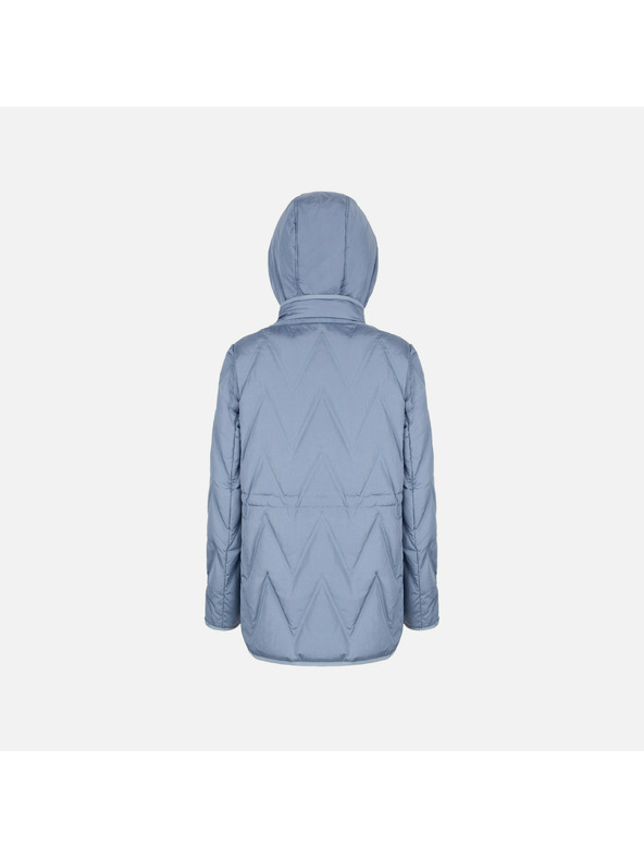 Geox Světle modré dámské péřové bundy Geox Plummery