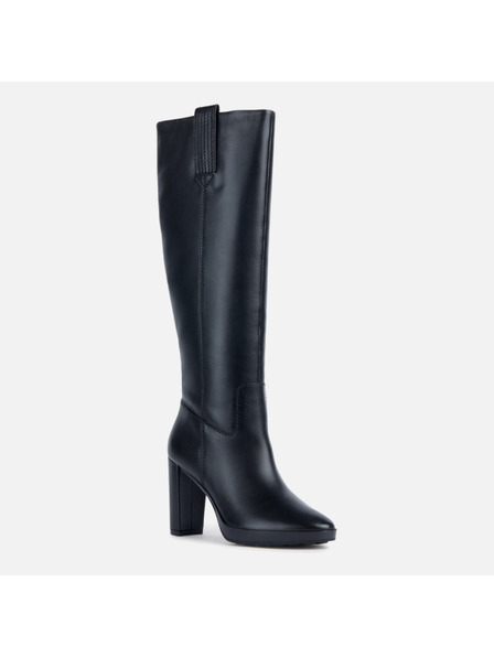 Geox Černé dámské kozačky Geox Walk Pleasure 85