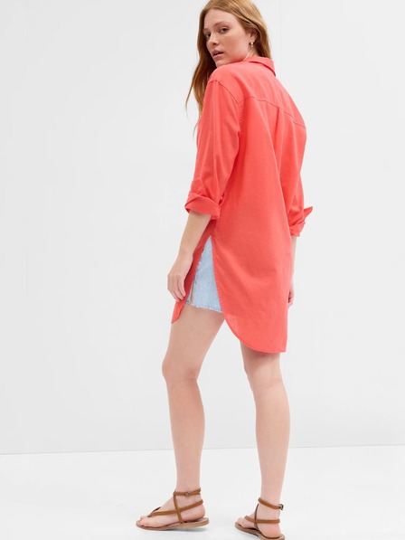 GAP Lněná dlouhá košile GAP