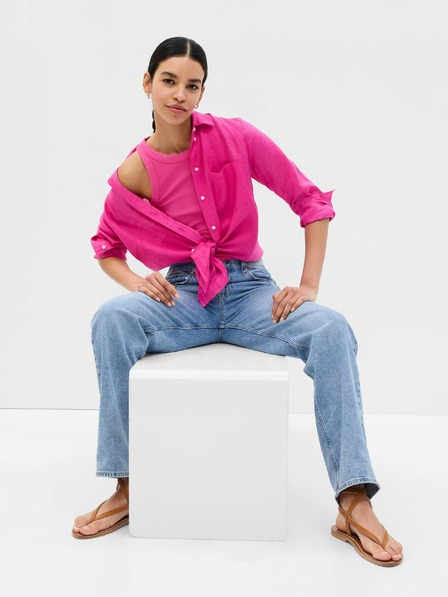 GAP Lněná košile boyfriend GAP