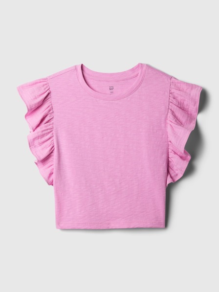 GAP Baby crop top s volánky GAP