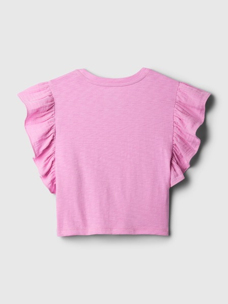 GAP Baby crop top s volánky GAP