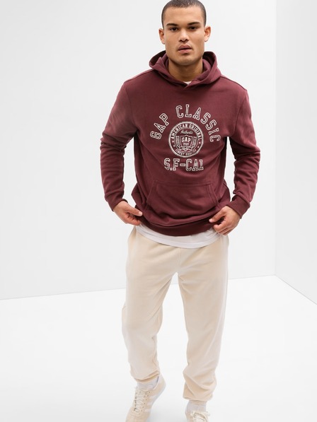 GAP Mikina s logem a fleece GAP