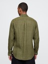 GAP Lněná košile Classic Shirt GAP