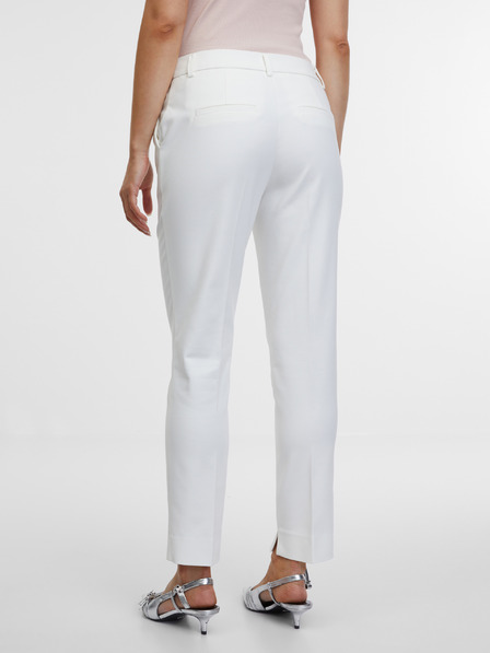 Orsay Bílé dámské kalhoty ORSAY