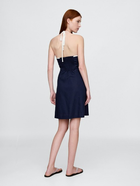 GAP Lněné mini šaty Americana GAP