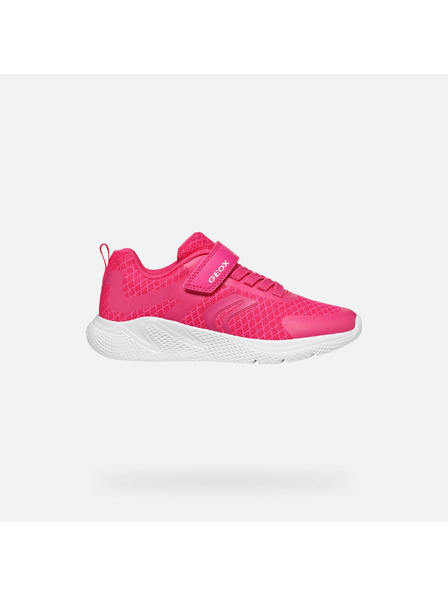 Geox Tmavě růžové dívčí tenisky Geox Sprintye