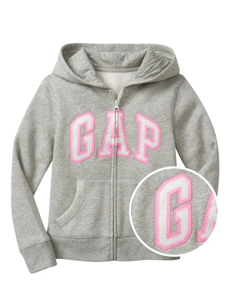 GAP Dětská mikina Gap logo zip GAP