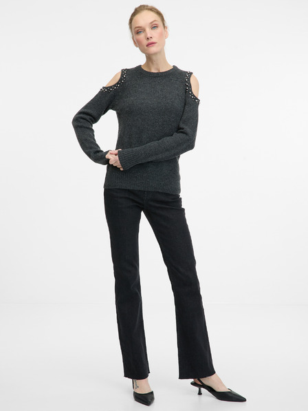 Orsay Tmavě šedý dámský svetr ORSAY