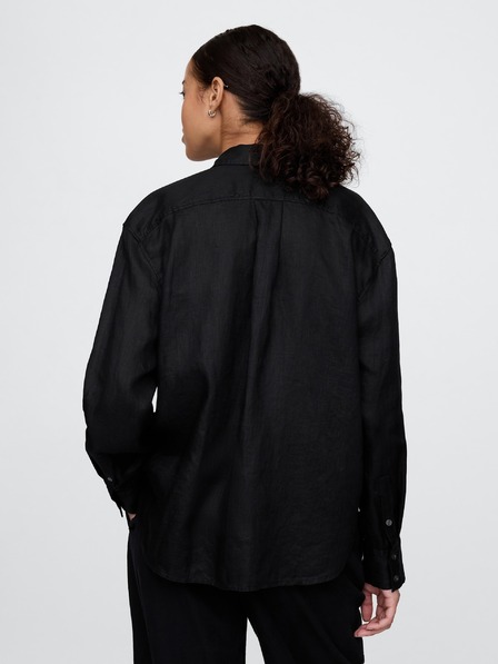 GAP Lněná oversize košile Big Shirt GAP