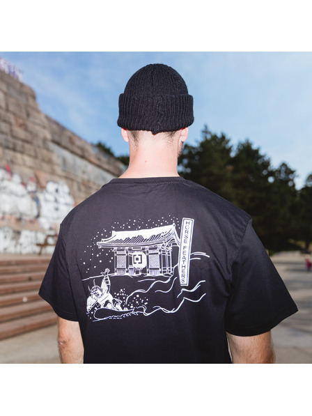 Horsefeathers Triko Asakusa - black