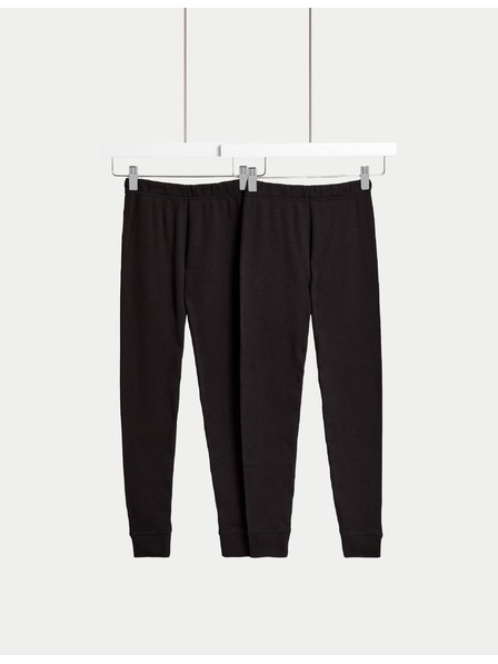 Marks & Spencer Termo legíny s technologií Heatgen™, 2 ks v balení (2–14 let) Marks & Spencer černá
