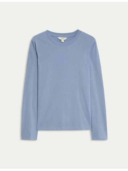 Marks & Spencer Top z čisté bavlny pro každodenní nošení Marks & Spencer modrá
