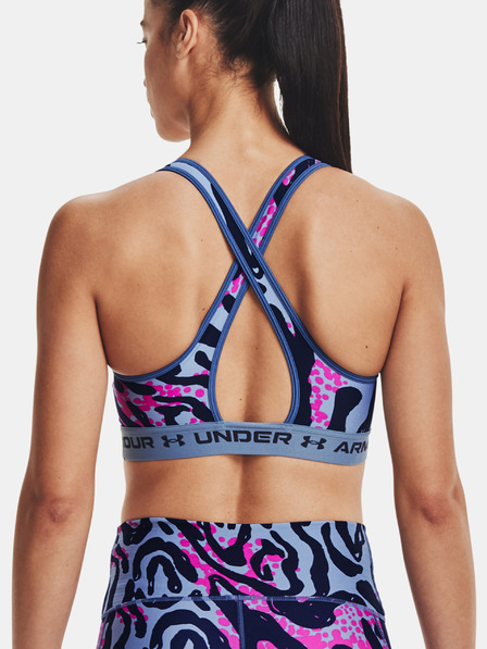 Under Armour Dámská podprsenka Under Armour Crossback Mid Print