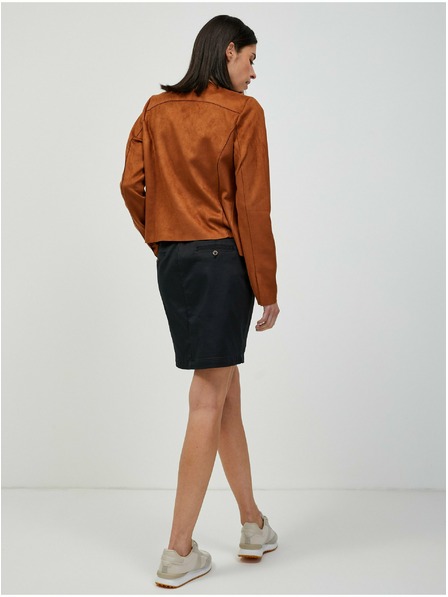 Orsay Hnědé sako v semišové úpravě ORSAY