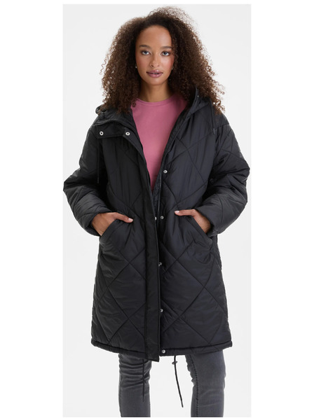 Orsay Černý dámský prošívaný kabát ORSAY