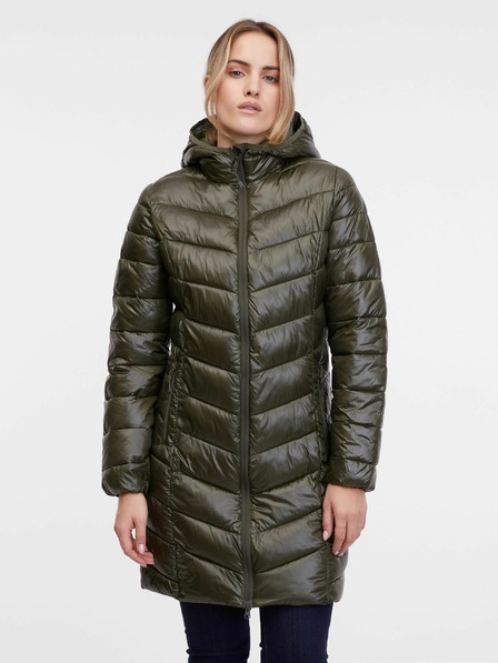 Orsay Khaki dámský prošívaný kabát ORSAY