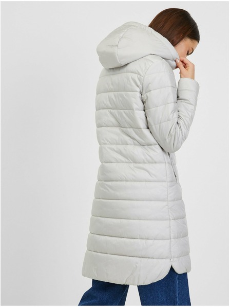 Orsay Světle modrý dámský zimní prošívaný kabát ORSAY