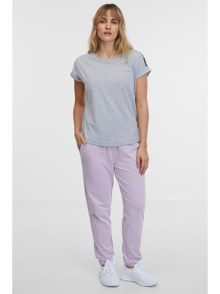 Sam 73 Světle šedé dámské žíhané tričko SAM 73 Iris