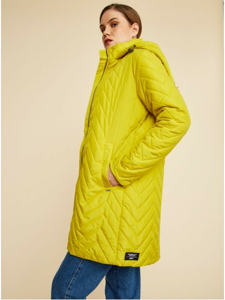 ZOOT.lab Zelenožlutý dámský prošívaný kabát ZOOT.lab Molly