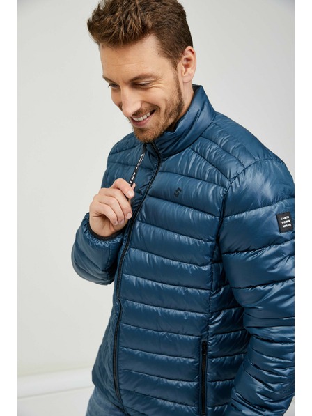 Sam 73 Tmavě modrá pánská prošívaná bunda SAM 73 Otto