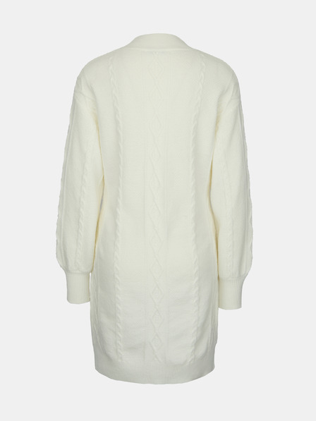 Orsay Krémové dámské svetrové šaty ORSAY