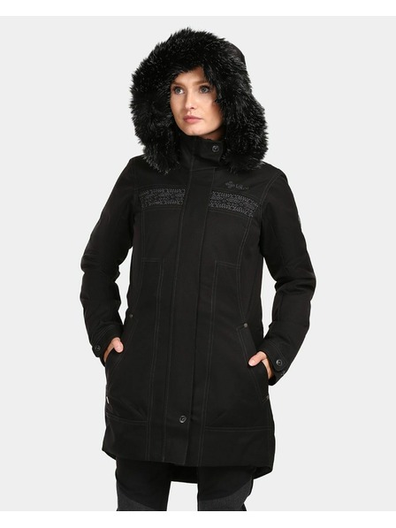 Kilpi Dámský zimní kabát Kilpi PERU-W Černá