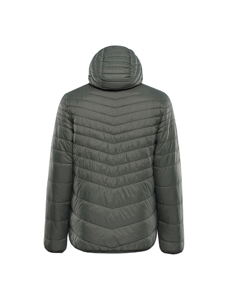 ALPINE PRO Pánská oboustranná bunda hi-therm ALPINE PRO EROM petrol varianta pd