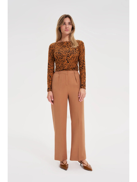 Moodo Top s motivem hnědý Moodo