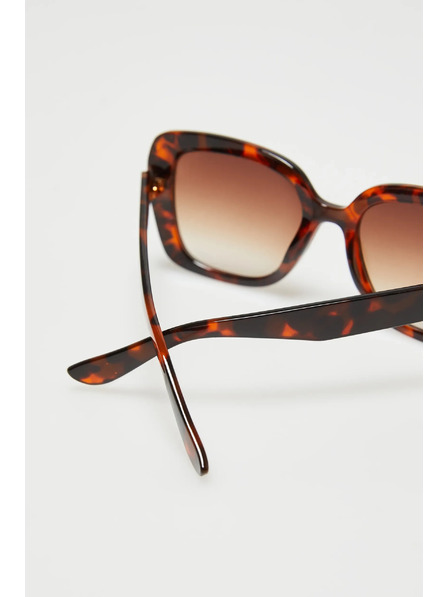 Moodo Brýle se čtvercovými obrubami hnědé Moodo