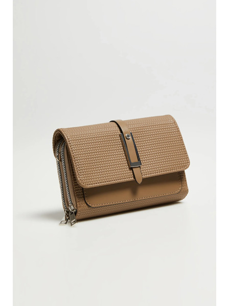 Moodo Béžová taška se zipem Moodo