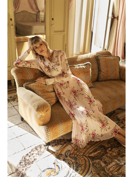 Moodo Dámské květinové šaty Moodo