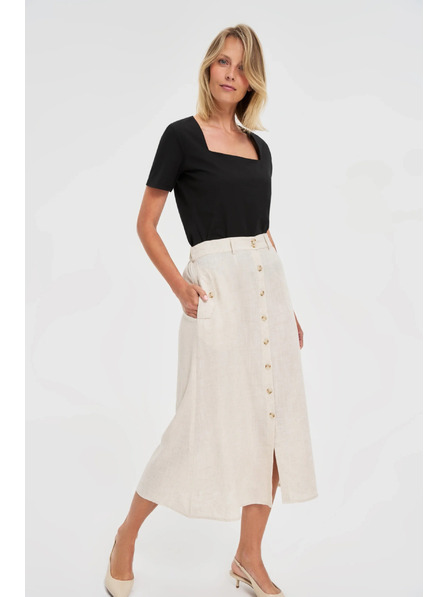 Moodo Černé dámské tričko Moodo