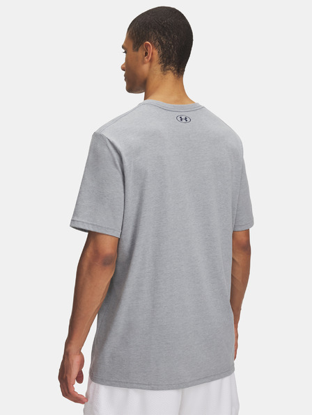 Under Armour Pánské tričko Under Armour UA COLLEGE CREST LOGO SS-GRY