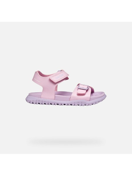 Geox Růžové dívčí sandály Geox Sandal Fusbetto