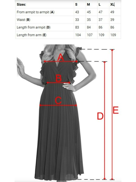 numoco LINDA Šifonové vzdušné šaty s krajkovým výstřihem - béžové