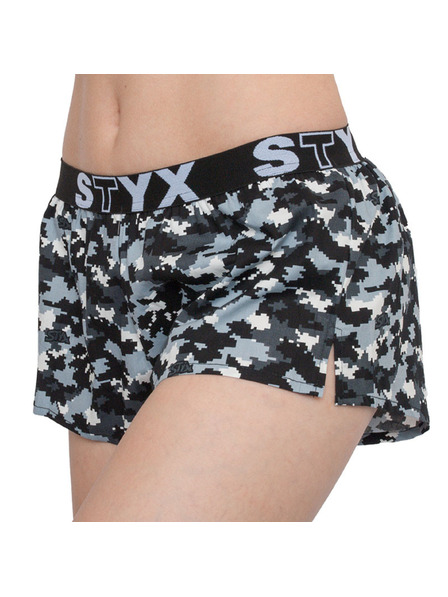Styx Dámské trenky Styx art sportovní guma maskáč digital