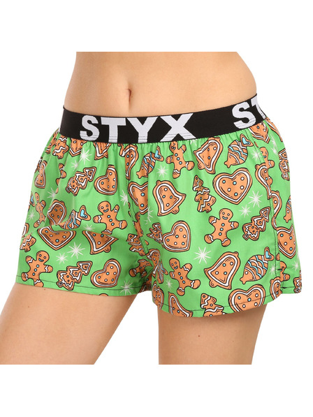 Styx Dámské trenky Styx art sportovní guma Vánoce perníčky