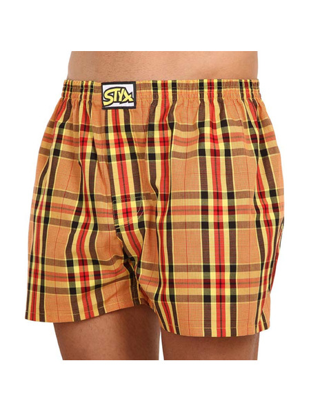 Styx Pánské trenky Styx klasická guma nadrozměr vícebarevné